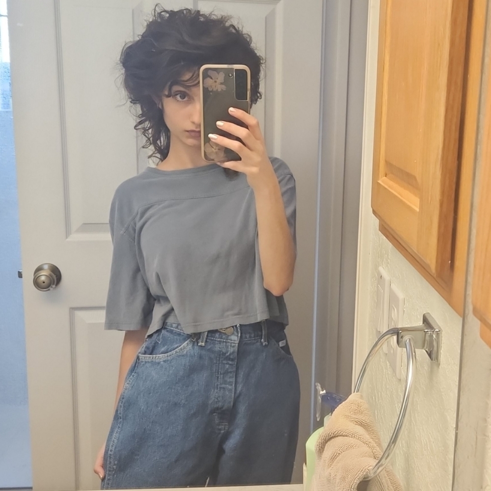Vintage Lee High Rise Relaxed Baggy Tapered Leg "Mom" Jeans